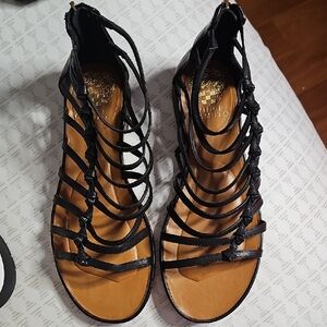 Vince Camuto Black Gladiator Sandals